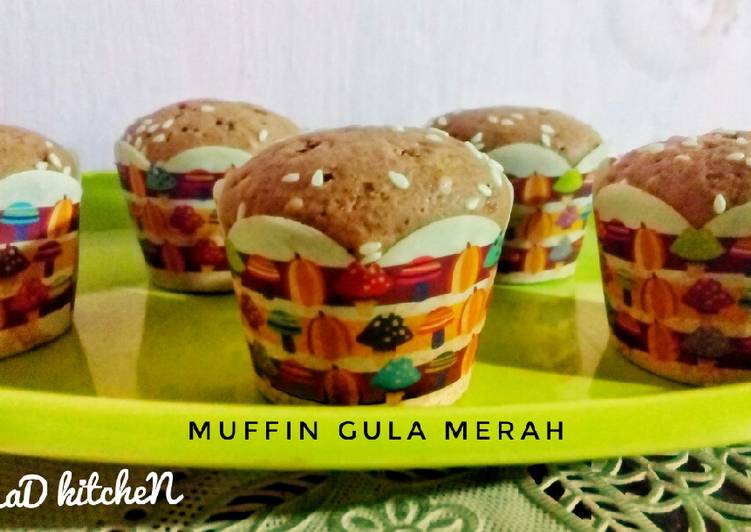 resep lengkap untuk Muffin gula merah