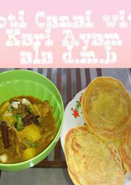 Roti Canai with Kari ayam