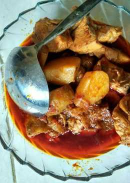 Ayam masak habang ga pedas