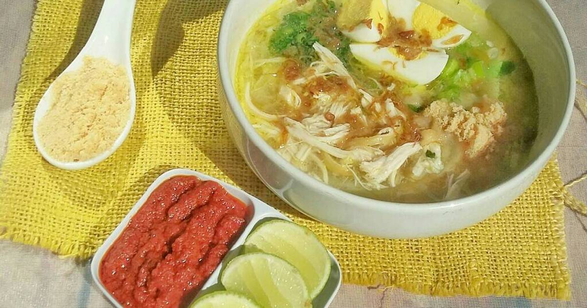 5 Resep  Soto Lamongan Koya Kuah  Kental Nikmat NCC  