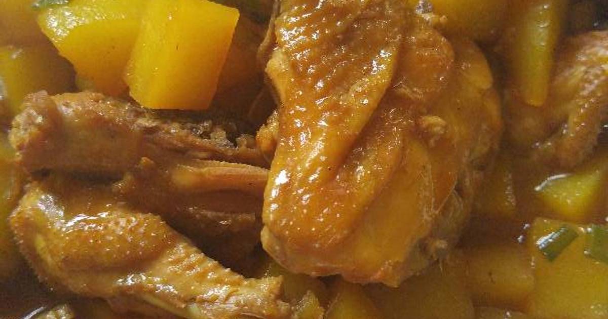 Resep Ayam jahe plus kentang ala Yenlie Wang