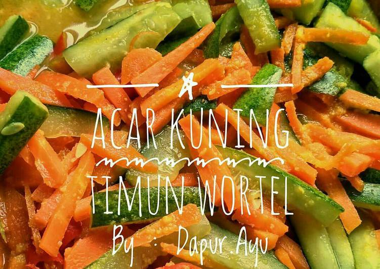 Resep Acar Kuning Timun Wortel Resep Masakan Indonesia