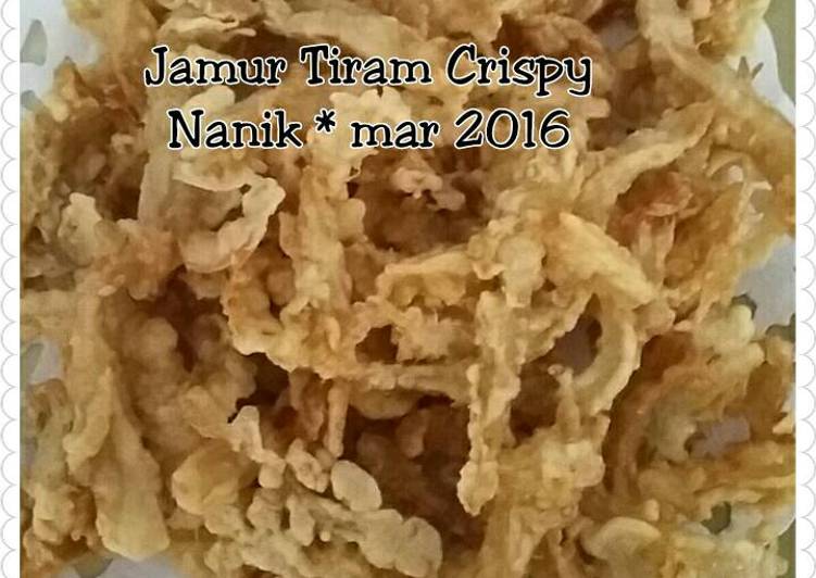 resep lengkap untuk Jamur Tiram Crispy