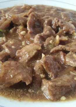 Beef teriyaki ala paWon naylee
