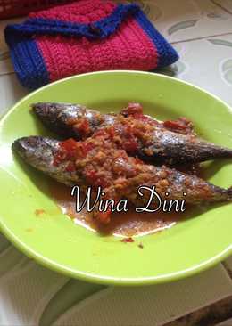 Ikan tongkol bumbu merah mantap