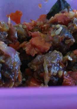 Daging Gepuk Bumbu Balado ala Ummu Rasya