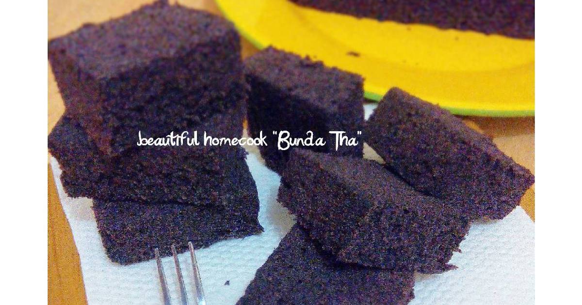 Resep Cake Ketan Hitam Kukus