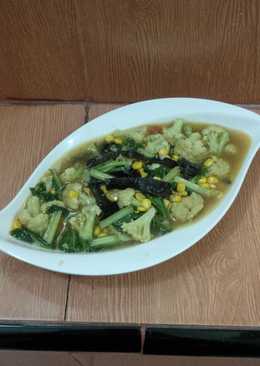 Sayur Cha Jagung Manis Saos tiram