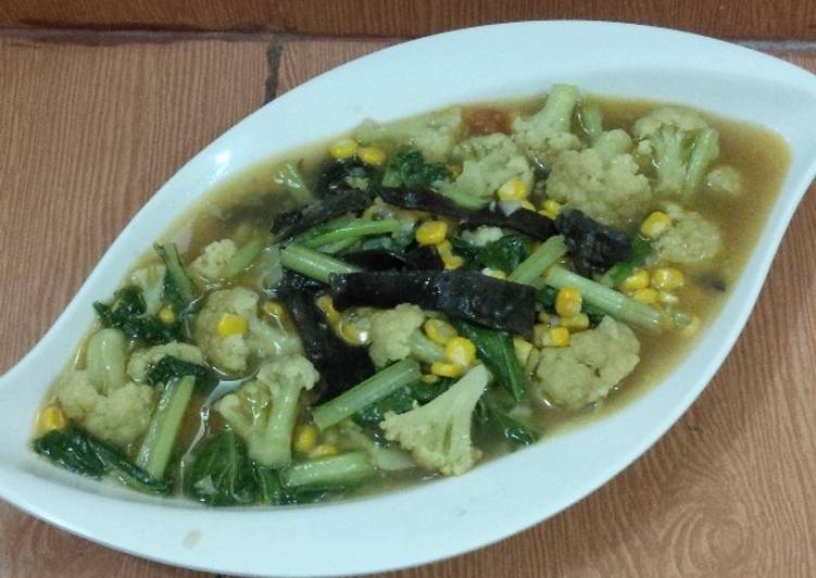 Resep Sayur Cha Jagung Manis Saos tiram Oleh NieZz Fatma