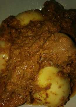 Rendang telur ayam