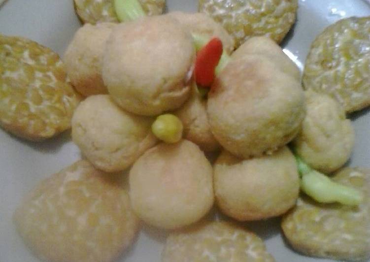 resep Tahu bulat dan tempe goreng ayam spesial ala Chaa??