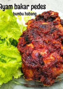 Ayam bakar pedes bumbu habang