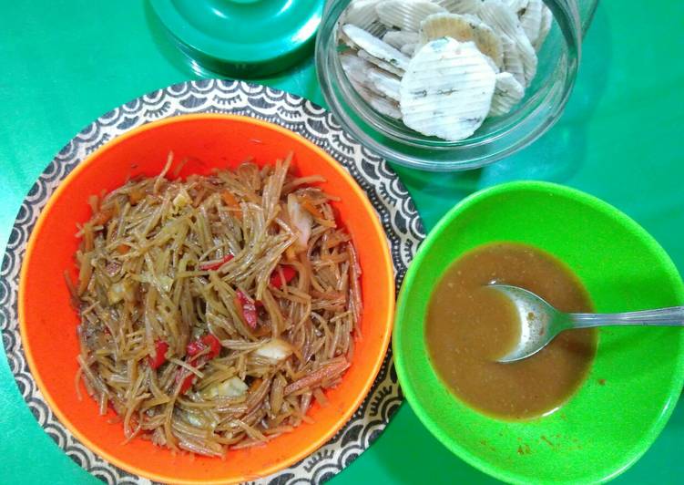 Resep Soun Goreng Sambel Pecel