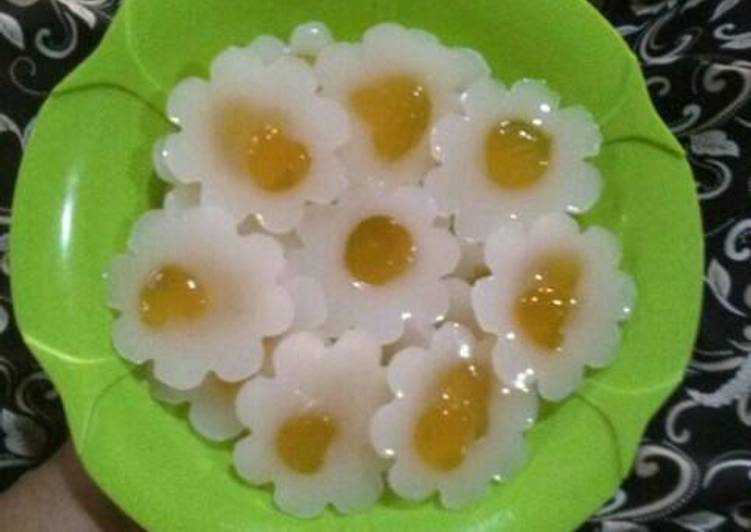 resep Puding Nutrijell/Puding Telur Ceplok ??