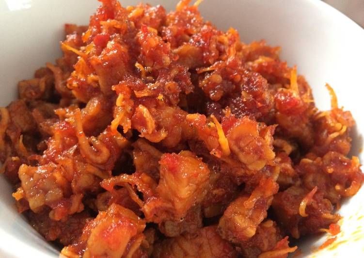 resep makanan Sambal tempe teri