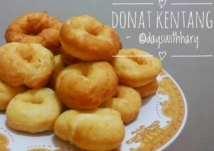 cara membuat Donat Kentang