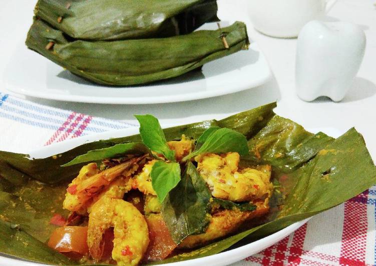 resep lengkap untuk Pepes Udang