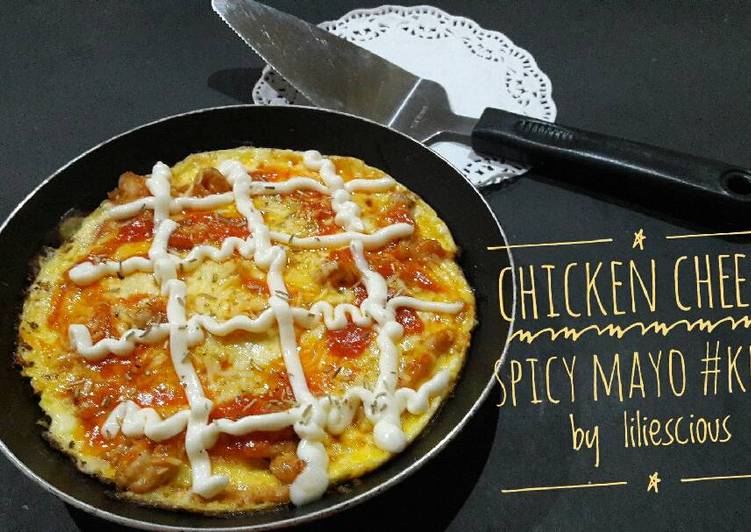 resep masakan Chicken cheese spicy mayo #keto