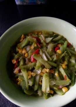 Tumis labu siam jagung manis
