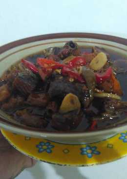 Asam manis pedas ikan asin tenggiri