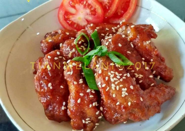 resep Chicken wings ala recheesee