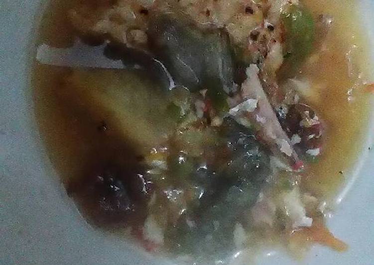 gambar untuk resep makanan Pecak bandeng + tempe betawi