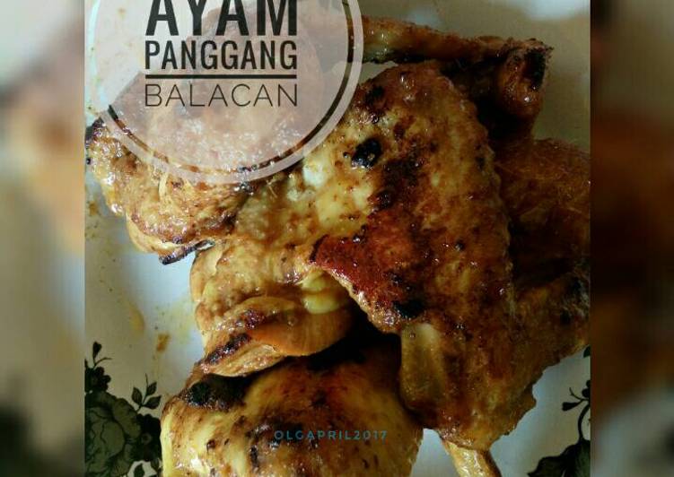 resep lengkap untuk Ayam panggang balacan