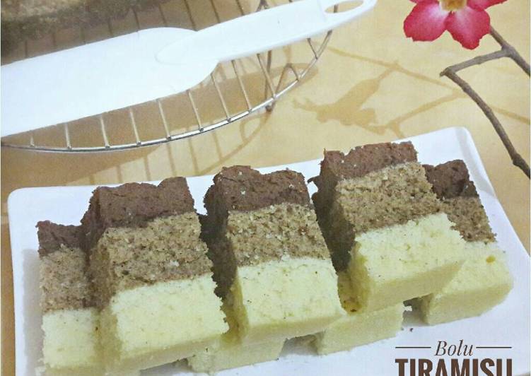 resep makanan Bolu Tiramisu Kukus