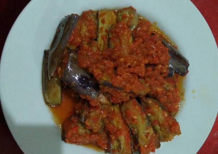 resep lengkap untuk Terong sambal lado