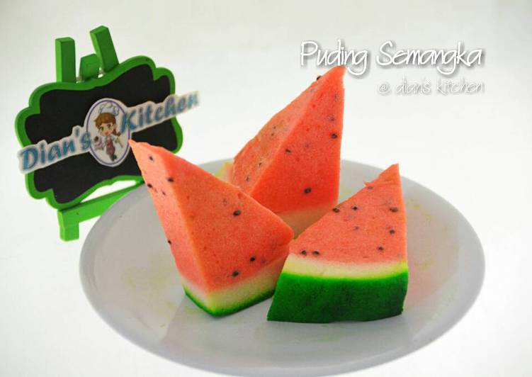 Resep Puding Semangka