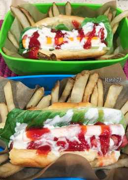 Long Sandwich Sausage Bekal Anak