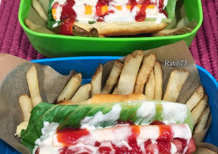 Resep Long Sandwich Sausage Bekal Anak