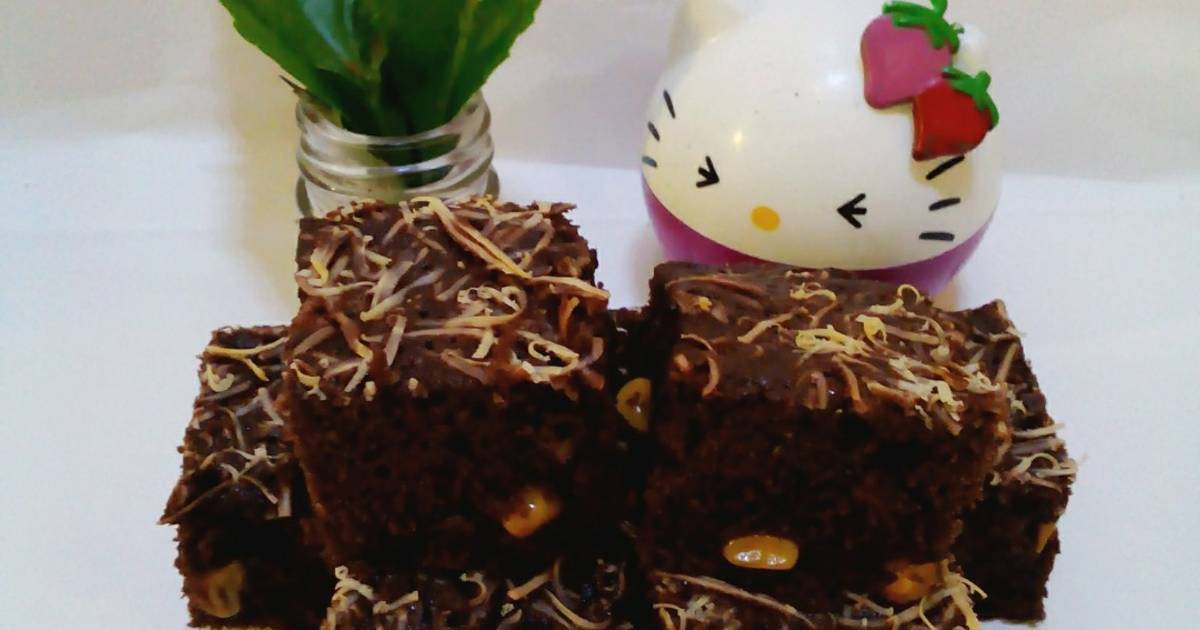  Resep  Brownies  Jagung  Keju oleh Niken Herti Nur Utami 