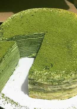 Matcha millecrepes