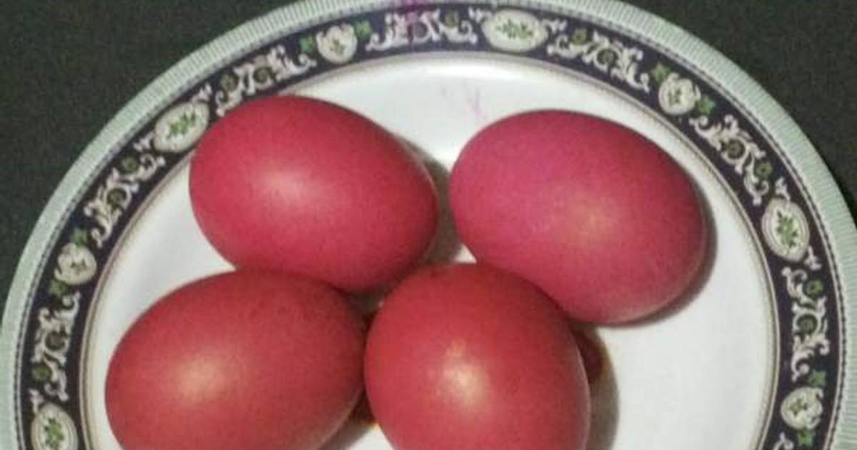 9 resep telur merah  untuk ulang tahun enak dan sederhana 
