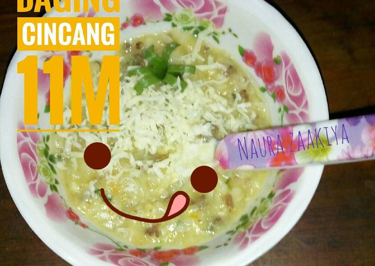 gambar untuk cara membuat Tim daging cincang mpasi 11 m