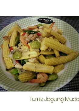 Tumis jagung muda