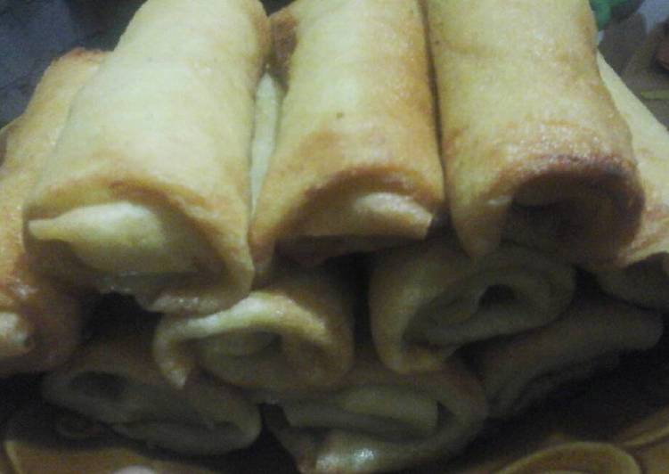 Resep Lumpia orak-arik sayuran (recook)