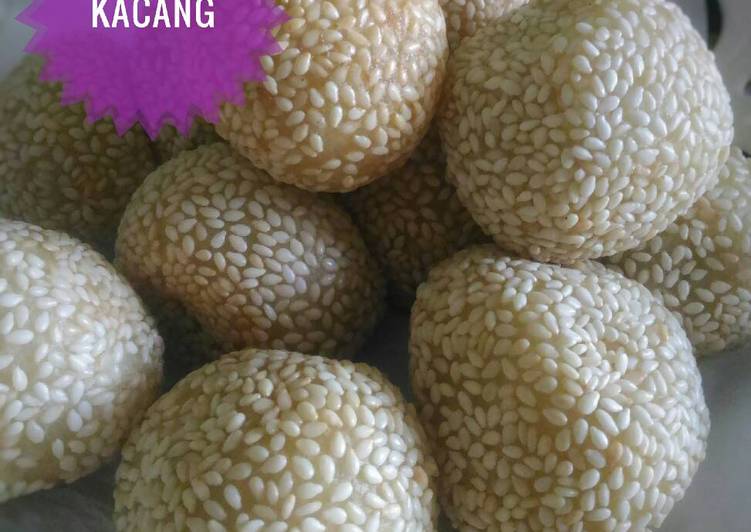 bahan dan cara membuat Onde onde isi kacang