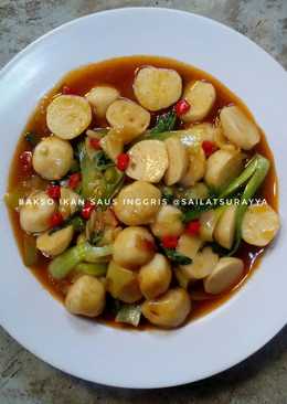 Bakso Ikan Saus Inggris