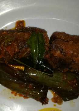 Balado terong lele