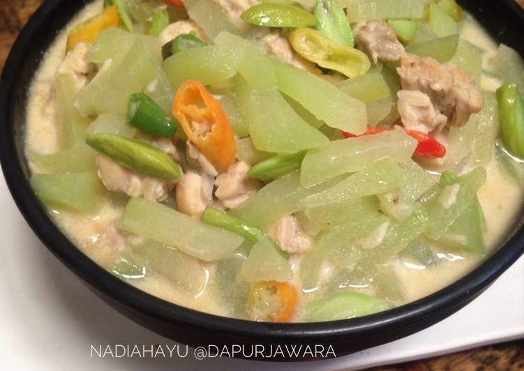 Resep Lodeh Labu Siam Tempe Semangit Karya Nadia Hayu