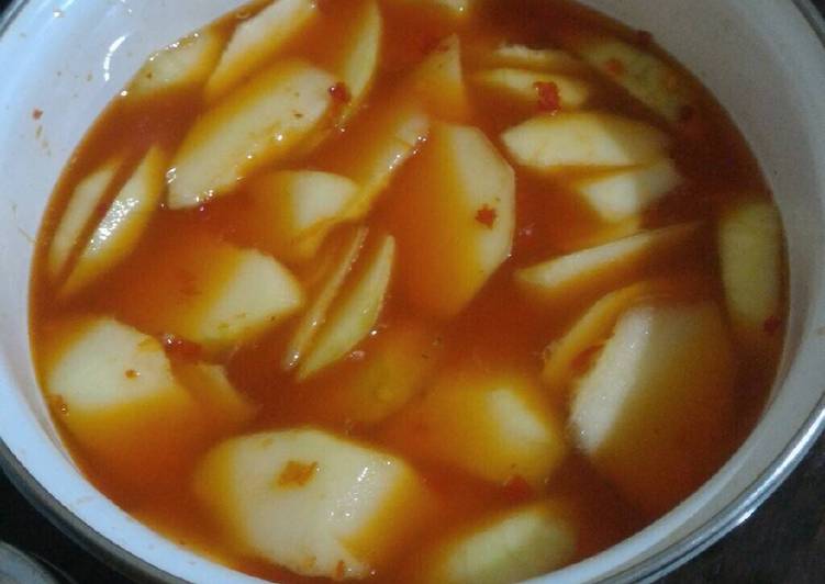 resep lengkap untuk Manisan mangga muda