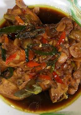 Ayam kecap lombok ijo