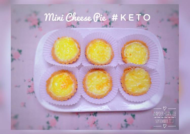 Resep Mini Cheese Pie Keto ala Rantie Oleh Ranti