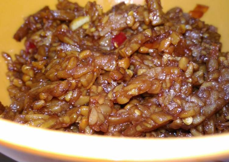 resep masakan Kering Tempe