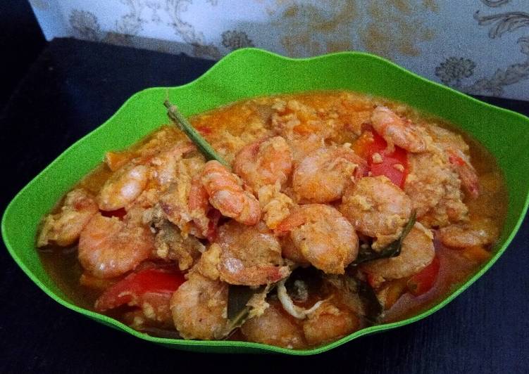 resep makanan Udang saos padang pedas