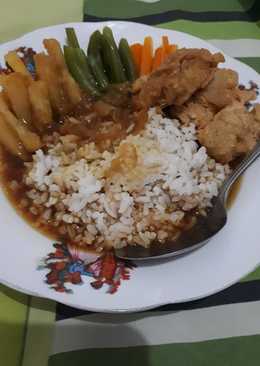 Bistik ayam fillet tepung