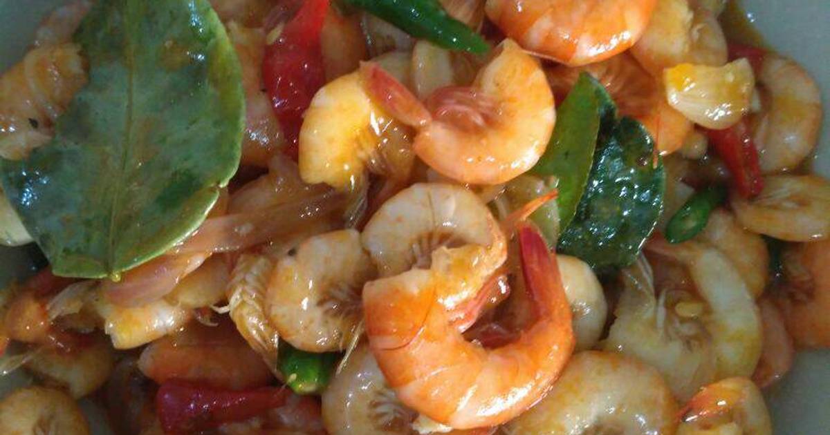 Resep Tumis Udang Saus Simple oleh Puri Sari - Cookpad