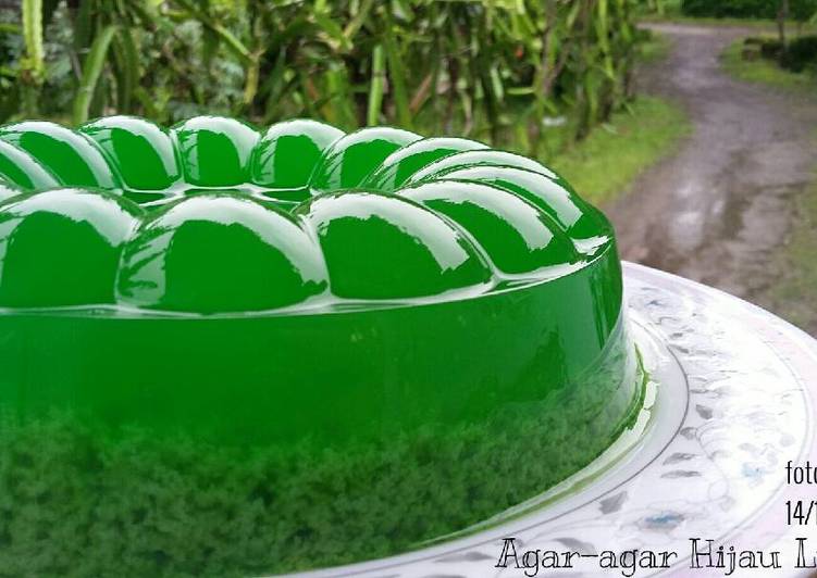 Resep Agar-Agar Hijau Lumut By Rina's Pawon